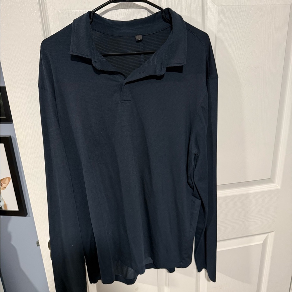 lululemon athletica Men's Deep Blue Polo Shirt